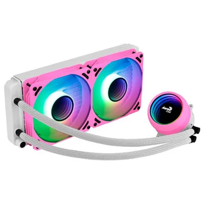 Enfriamiento Líquido Aerocool Mirage L240 color Rosa ARGB 240 mm