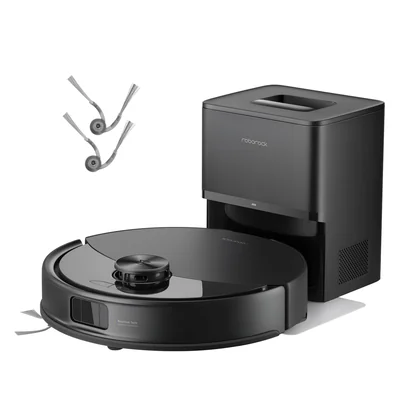 Robot Aspirador Y Trapeador Roborock Q10 S5 Negro Con Estación De Autovaciado Integrada - Venta Internacional.