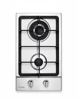 Parrilla De Gas Maxims Empotrable 2 Quemadores Acero Inoxidable 30cm Encendido Eléctrico Gas Lp Y Natural
