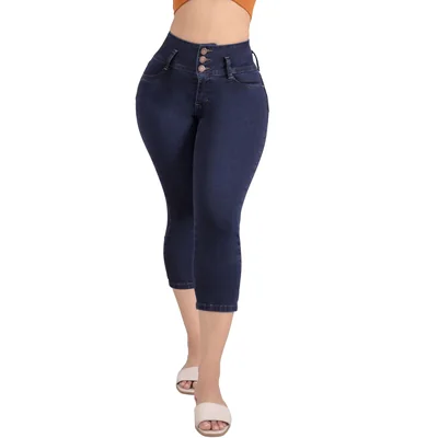 Jeans Capri Casual Mejora Tu Figura Sea Brazil Mujer