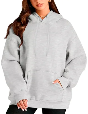 Sudadera Shendy Vendy Gris con Capucha de Calidad para Mujer
