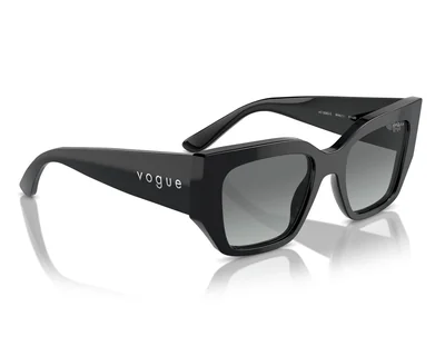 Lentes de Sol para Mujer Vogue Rectangular 0VO5583S W44/11 Negro