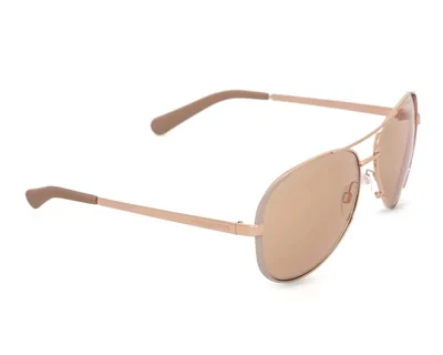 Lentes de Sol para Mujer Michael Kors Aviador 0MK5004 Oro Rosa