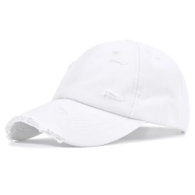 Gorra Century Star Algodón Desgastado Blanca Unisex - Venta Internacional.