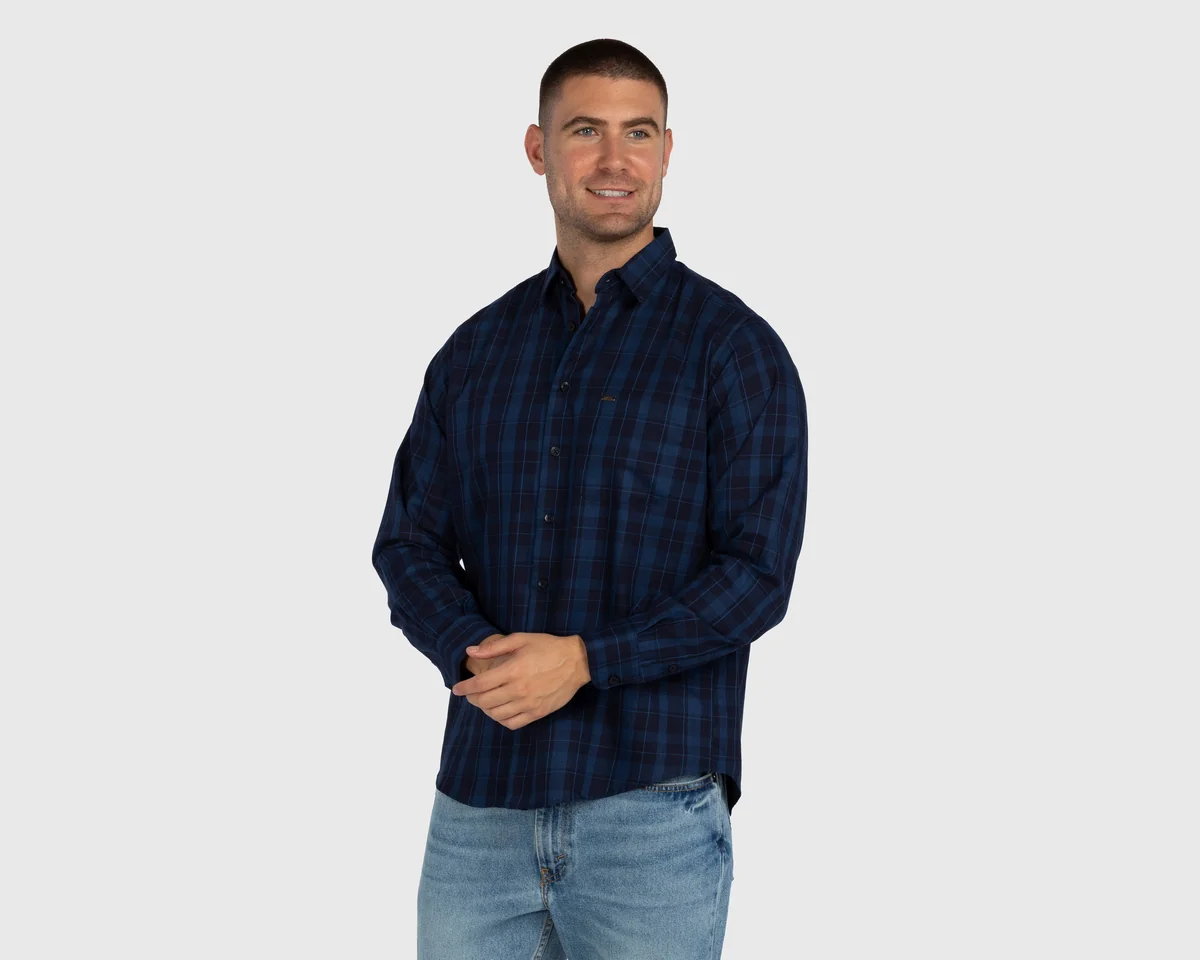 Camisa Casual de Algodón Lee Regular Fit a Cuadros para Hombre