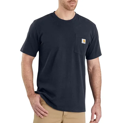 Camiseta Carhartt Corte Relajado Azul Marino Para Hombre - Venta Internacional.
