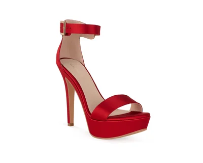 Sandalia Gabriela's Color Rojo Hebilla Material Sintetico 3660337