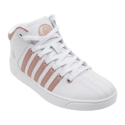 Tenis K-swiss Court Pro Chukka Para Mujer Color Blanco