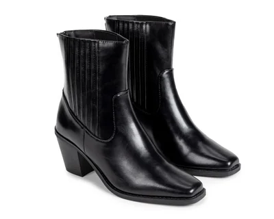Botas Casuales Capa de Ozono Negras para Mujer