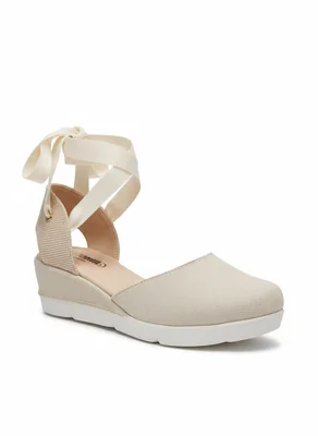 Alpargata Golden Shoes 2220 Beige Plataforma Mujer
