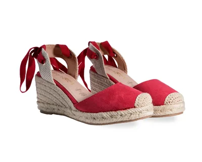 Alpargata San Miguel Shoes Roja Ultra Confort