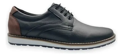 Zapato Casual R Cómodos 071 Negro de Piel de Borrego para Caballero