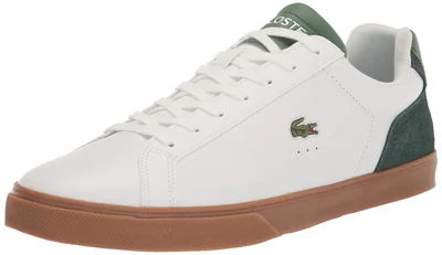 Zapatilla Lacoste Lerond Blanco Goma Talla 9 - Venta Internacional.