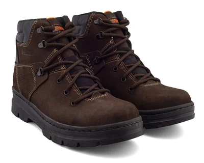 Botas Outdoor Chocolate Kroogen de Piel para Hombre