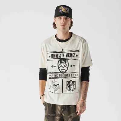 Playera Manga Corta Vikings Minnesota NFL Mexico Game