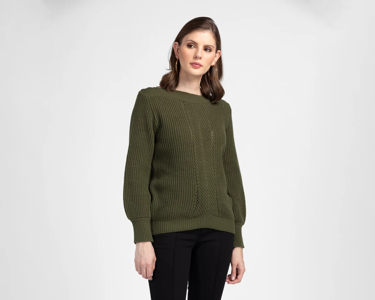 Suéter con Botones Sahara para Mujer