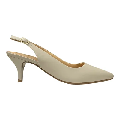 Tacones Zapatillas nude puntales Vicenza de piel