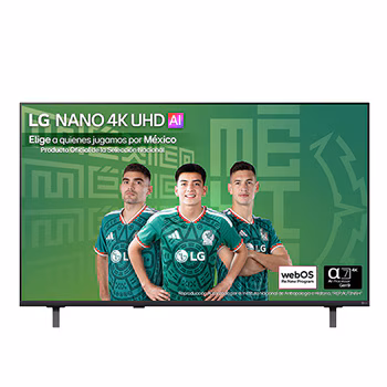 Pantalla 50 pulgadas LG NANO 4K UHD AI NU850 SMART TV webOS 2026 50NU850BPSA