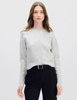 Suéter cuello redondo para mujer