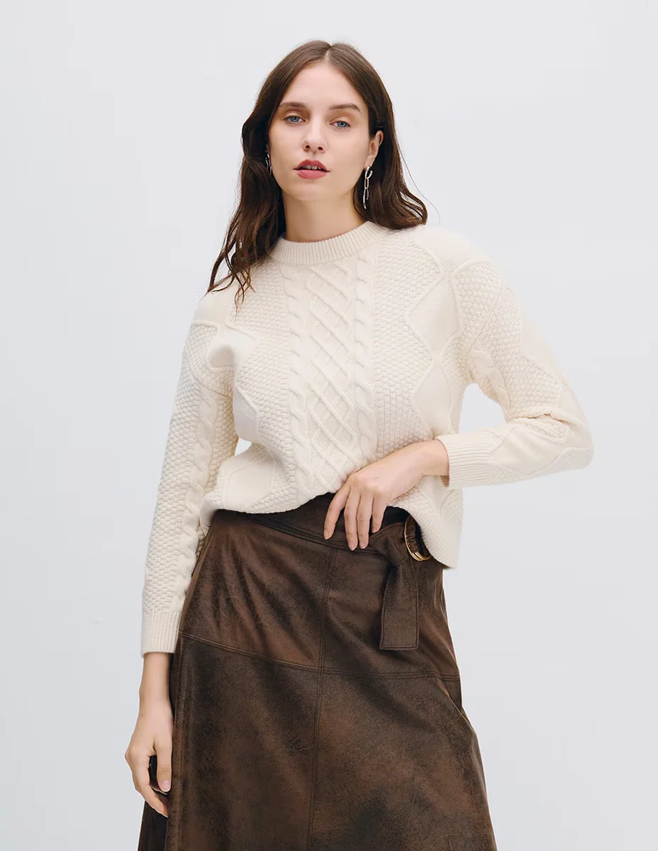Suéter cuello Redondo para mujer