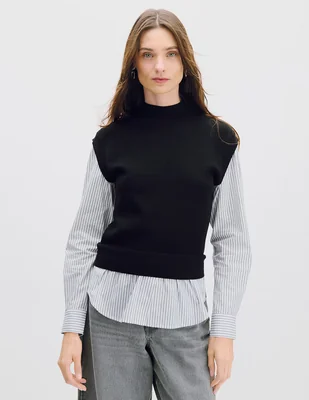 Suéter cuello tortuga para mujer