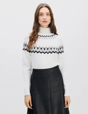 Suéter cuello tortuga para mujer
