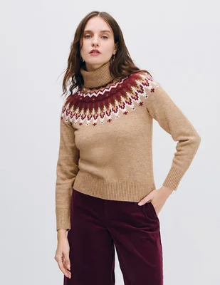 Suéter cuello Tortuga para mujer