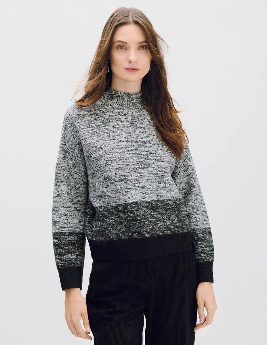 Suéter cuello alto para mujer