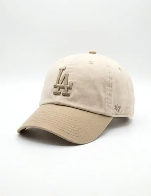 Gorra visera curva correa ajustable casual two tone 47 clean up mlb los angeles dodgers unisex