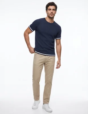 Playera cuello redondo para hombre