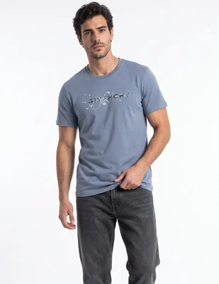 Playera cuello redondo para hombre