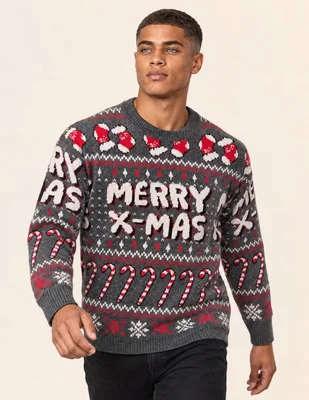 Suéter Navidad OI26 cuello Redondo para hombre