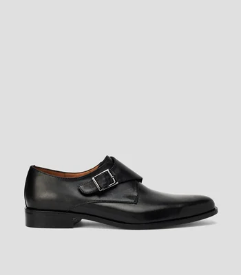 Zapatos casuales Monk en piel Hombre