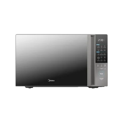 Microondas midea 40l manija oculta espejo gris oscuro