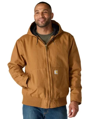 Chaqueta Carhartt X-Large Marrón Pato Lavado Active