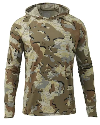 KUIU Gila LS Sudadera con Capucha Prenda de Enfriamiento y Secado Rápido UPF 50+ para Caza y Actividades al Aire Libre