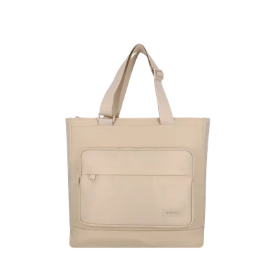 Tote bag para laptop 14" Chloe beige