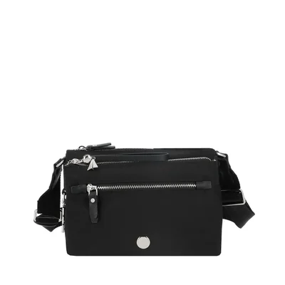 Bolsa de hombro + Pouch Karissa Evo negra