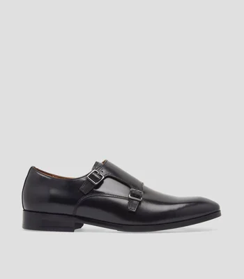 Zapatos Monk en piel Perry Hombre