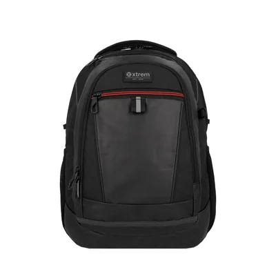 Mochila para laptop 15" Brooklyn negra/roja