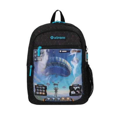 Mochila escolar Logan negra