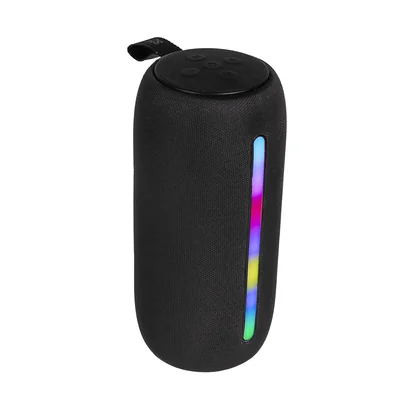 Bocina Inalámbrica STF Runden Tower 2.5 Pulgadas con Luz Led Negro STE01089