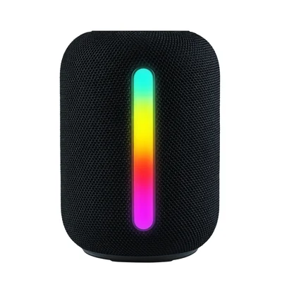 Bocina Cilindro Portátil Green Leaf Bluetooth 8 W Negro ROB 2040
