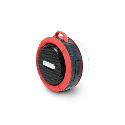 Bocina Portátil para Regadera Misik Manos Libres Rojo MS229