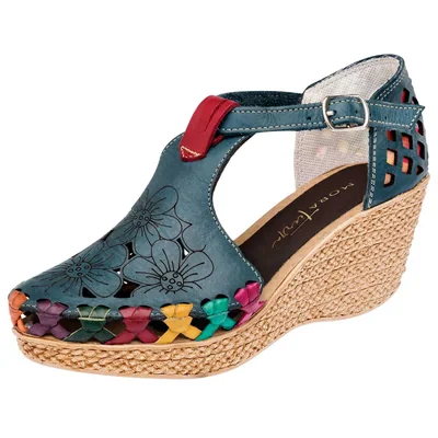 ZAPATO CASUAL MORA TIERRA 161P1905 Color Azul para Mujer Tx2