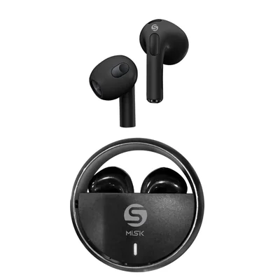 Audífonos TWS Inalámbricos Misik Earbuds Negro MH630