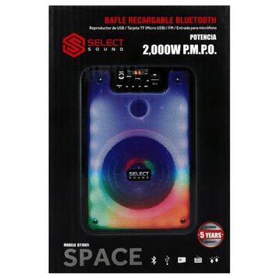 Bafle Recargable Bluetooth Select Sound Space 6.5 Pulgadas