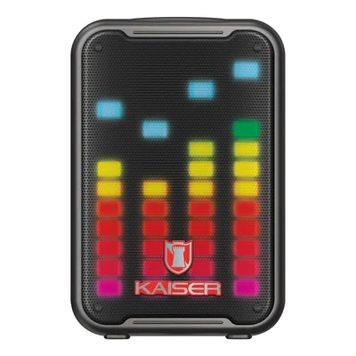 Bafle Recargable Kaiser 8 Pulgadas Luz Audiorrítmica MSA 0108