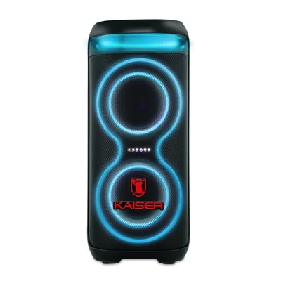 Bafle recargable Kaiser 20,000 W PMPO Con Micrófono 6.5 Pulgadas