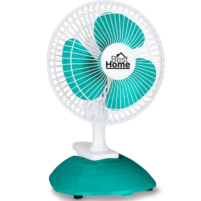 Ventilador De Escritorio Best Home Turquesa 6 Pulgadas